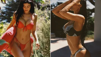 Kylie Jenner Unveils Bombshell-Inspired Bikini Line With Sizzling Photos