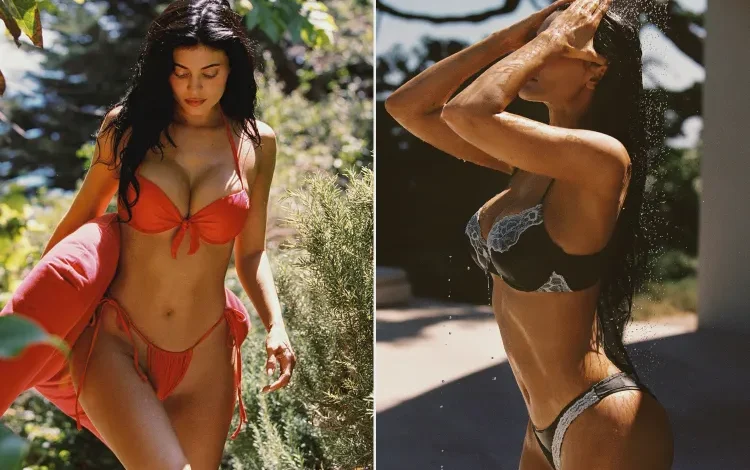 Kylie Jenner Unveils Bombshell-Inspired Bikini Line With Sizzling Photos