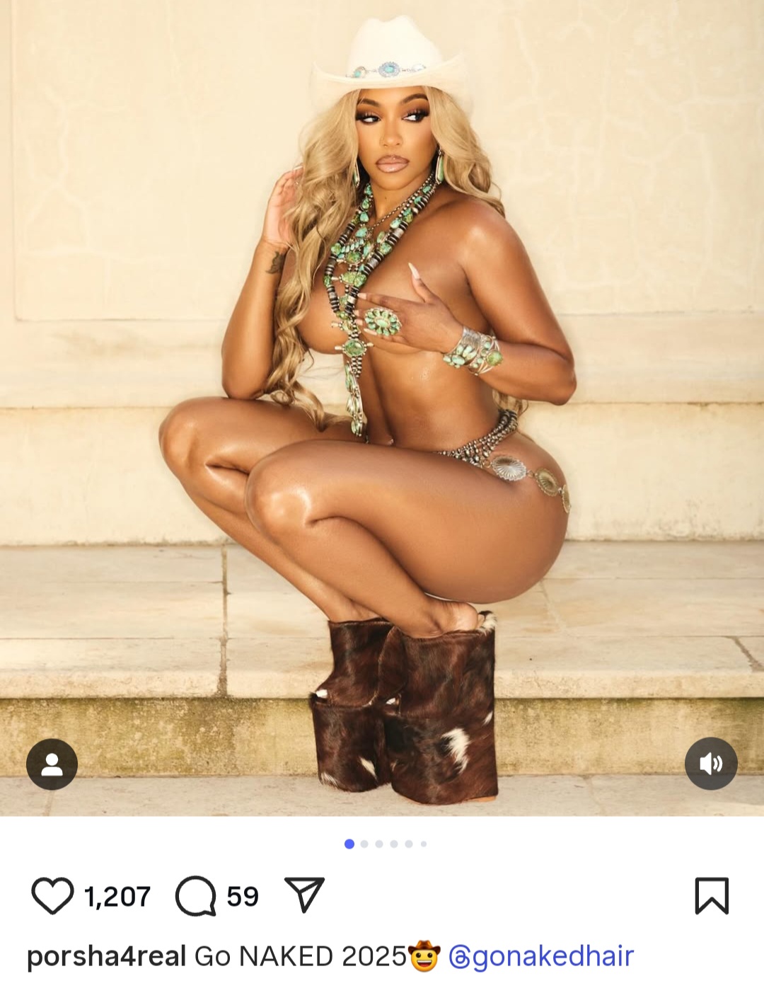Porsha Williams Goes Nαkεd In New Photos After Finalising Her Divorce From Simon Guobadia