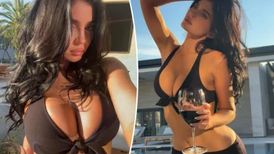 Kylie Jenner Flaunts Chic Swimwear And Wine Glass In Steamy Photos