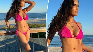 54-Year-Old Padma Lakshmi Stuns In Hot Pink Bikini During Hamptons Vacation
