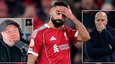 Rooney Urges Arne Slot To Leave Mohamed Salah Out Of Liverpool’s Starting XI